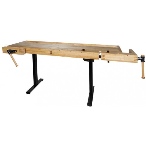 Holzmann Établi bois hauteur réglable électriquement (70kg/1885x615mm) WB210ELIFT_230V Holzmann Établi bois hauteur réglable électriquement (70kg/1885x615mm) WB210ELIFT_230V
