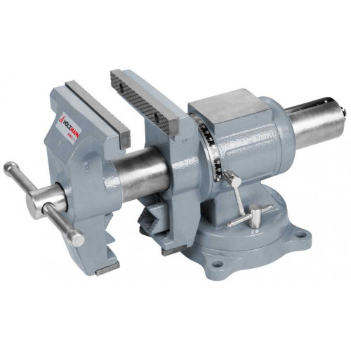 Holzmann Étau d’établi avec base tournante (150mm) WBS150M