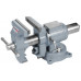 Holzmann Étau d’établi avec base tournante (150mm) WBS150M