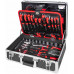 Holzmann Coffre a outils avec un jeu d’outils de 119 pieces WZK119ECO