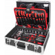 Holzmann Coffre a outils avec un jeu d’outils de 119 pieces WZK119ECO