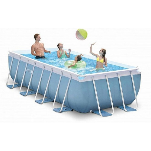 INTEX PRISM FRAME RECTANGULAR POOL Piscine 400 x 200 x 100 cm 26776GN