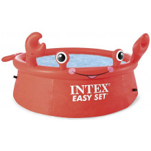 INTEX Happy Crab Easy Petite piscine gonflable Crabe 183 x 51 cm 26100NP