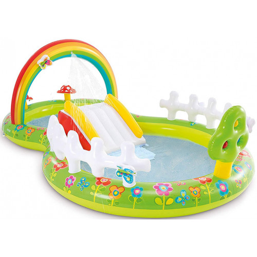 INTEX My Garden Play Centre Aire de jeux gonflable, 290 x 180 x 104 cm 57154NP