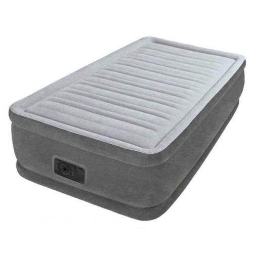 INTEX COMFORT-PLUSH TWIN Lit gonflable élevé avec gonfleur intégré 99 x 191 cm 64412 INTEX COMFORT-PLUSH TWIN Lit gonflable élevé avec gonfleur intégré 99 x 191 cm 64412
