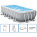 INTEX PRISM FRAME RECTANGULAR PREMIUM POOLS Piscine 488 x 244 x 107 cm 26792GN