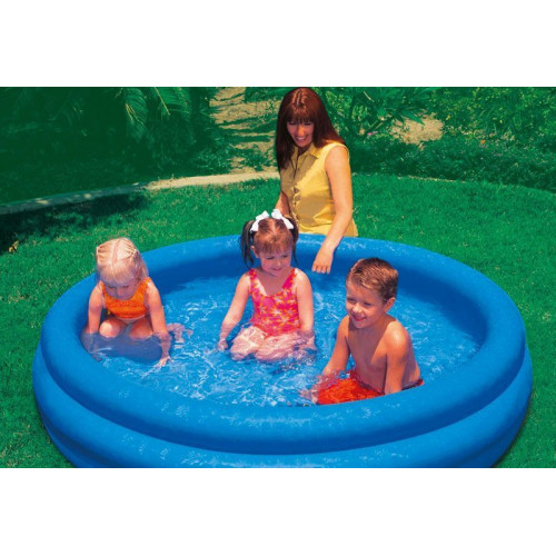 INTEX Piscine pour enfants Pool Crystal Blue O 168 cm a 3 anneaux 58446NP