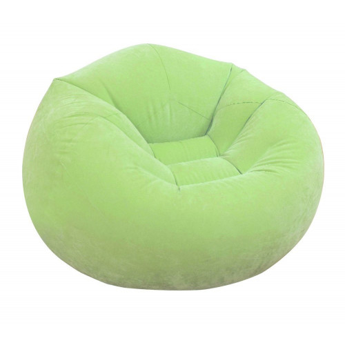INTEX BEANLESS BAG CHAIR Fauteuil gonflable 107 x 104 x 69 cm, vert 68569