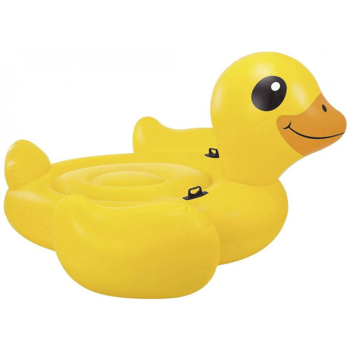 INTEX MEGA DUCK ISLAND Canard gonflable 203 x 203 x 112 cm, jaune 57286EU