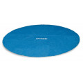 INTEX Couverture solaire de piscine Bleu 366 cm, Polyéthylene 28012
