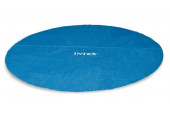 INTEX Couverture solaire de piscine Bleu 366 cm, Polyéthylene, 28010