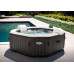 INTEX Jet & Bubble Spa Deluxe Octagon Spa gonflable Carbone 28458EX