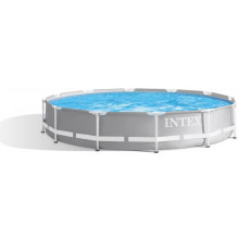 INTEX Prism Frame Premium Piscine 366 x 76 cm avec filtration a cartouche 26712NP