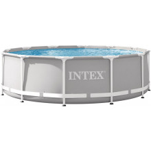 INTEX Prism Frame Premium Set Piscine 366 x 99 cm avec filtration a cartouche 26716NP
