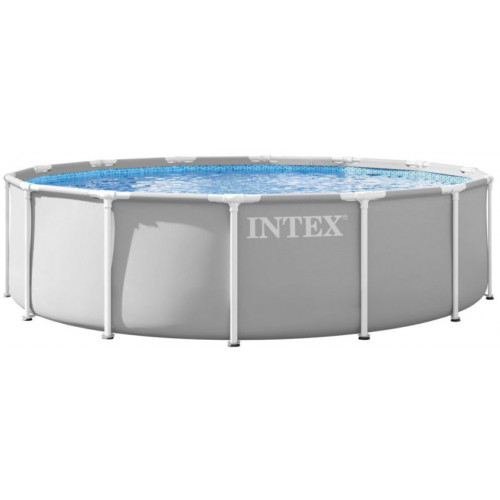 INTEX Prism Frame Premium Set Piscine 457 x 107 cm avec filtration a cartouche 26724NP