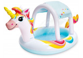 INTEX Piscine Gonflable Ronde Unicorn 58435NP