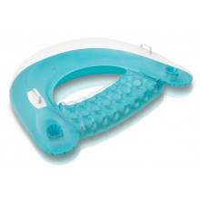INTEX Sit 'n Float siege gonflable avec poignées, bleu 58859EU