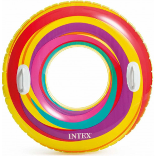 INTEX Bouée gonflable Spirale jaune 91 cm 59256NP
