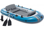 INTEX Excursion 4 Boat Set bateau Excursion 4 bleu ciel 315 x 165 x 43cm 66324NP