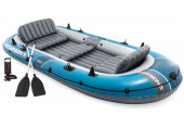 INTEX Excursion 5 Boat Set bateau Excursion 5 bleu ciel 366 x 168 x 43cm 66325NP