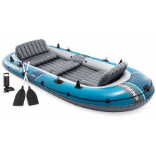 INTEX Excursion 5 Boat Set bateau Excursion 5 bleu ciel 366 x 168 x 43cm 66325NP