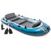 INTEX Excursion 5 Boat Set bateau Excursion 5 bleu ciel 366 x 168 x 43cm 66325NP