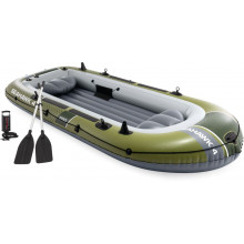 INTEX Seahawk 3 Boat Ensemble Bateau 351 x 145 x 48cm 66334NP