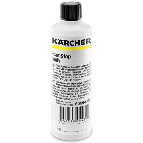 Kärcher FoamStop Anti-mousse liquide avec odeur fruité, 125ml 6.295-875.0