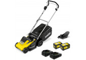 KÄRCHER LMO 4-18 Dual Battery Set Tondeuse a gazon sans fil (37cm/36V/2x5,0Ah) 1.445-421.0