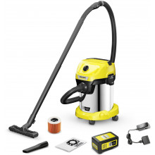 Kärcher WD 3-18 S Aspirateur eau et poussiere sans fil (18V/1x5,0Ah) 1.628-576.0