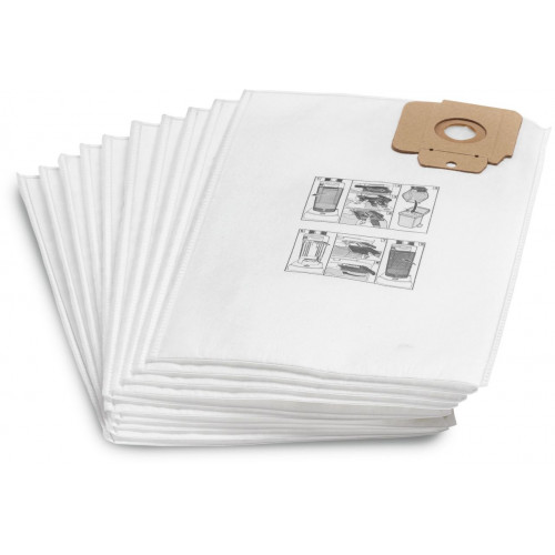Kärcher Sacs filtrants pour CV 30/1, CV 38/1, CV 38/2, CV 48/2 (10 pcs.) 6.904-305.0