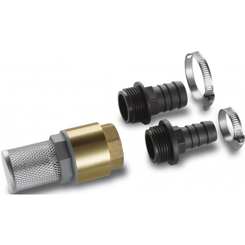 Kärcher Premium Kit complet crépine Inox avec clapet anti-retour + adaptateur 6.997-341.0 Kärcher Premium Kit complet crépine Inox avec clapet anti-retour + adaptateur 6.997-341.0