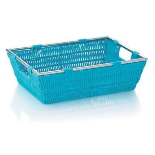 KELA Noblesse panier, 33 × 25 × 10 cm, turquoise KL-22611 KELA Noblesse panier, 33 × 25 × 10 cm, turquoise KL-22611
