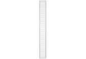 Kermi top grille Profil type 22, longueur, 600 mm, ZA00170003