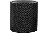 KETER SMALL CYLINDER Pot, 28 x 28 x 28,3 cm, rotin, anthracite 17197833