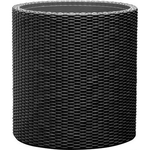 KETER MEDIUM CYLINDER Pot, 36 x 36 x 37,3 cm, rotin, anthracite 17197835