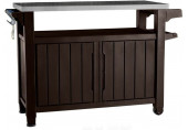 KETER UNITY XL 207L Table d'extérieur multifonctionnelle de barbecue, marron 17202662