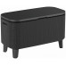 KETER BEVY BAR Table multifonction en rotin, 83,5 x 40 x 50-74 cm, graphite 17209510