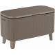 KETER BEVY BAR Table multifonction en rotin, 83,5 x 40 x 50-74 cm, cappuccino 17209510