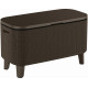 KETER BEVY BAR Table multifonction en rotin, 83,5 x 40 x 50-74 cm, marron 17209510