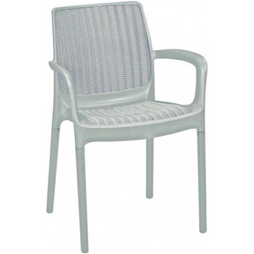 KETER BALI MONO Chaise de jardin, 55 x 60 x 83 cm, blanc 17190206