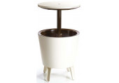 KETER COOL BAR Table de cocktail, créme/marron 17186745