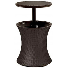 KETER COOL BAR ROTIN Table de cocktail, marron 17194548