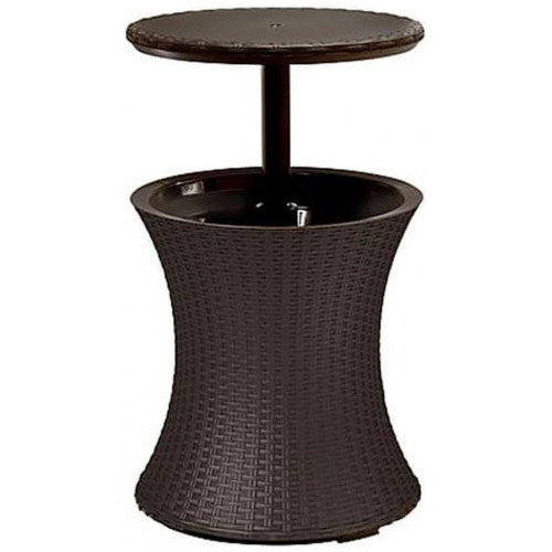 KETER COOL BAR ROTIN Table de cocktail, marron 17194548