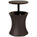 KETER COOL BAR ROTIN Table de cocktail, marron 17194548