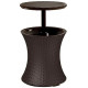 KETER COOL BAR ROTIN Table de cocktail, marron 17194548