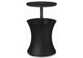 KETER COOL BAR ROTIN Table de cocktail, anthracite 17194548