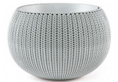 KETER COZIES M Pot de fleur suspendu, 36 x 36 x 22,5 cm, gris 17202379