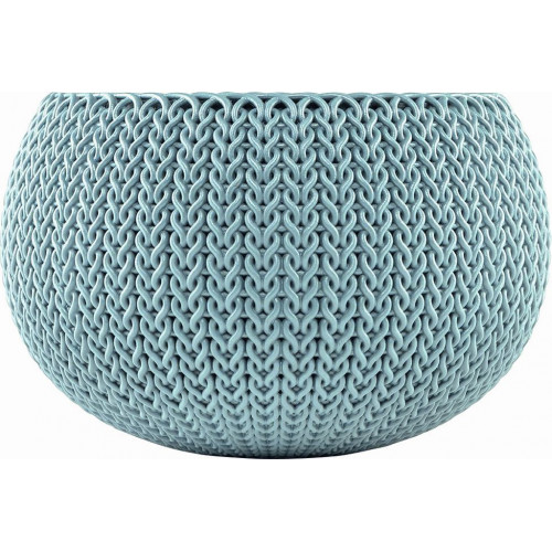 KETER COZIES S Pot de fleur suspendu, 28 x 28 x 18 cm, bleu 17201493