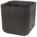 KETER CUBE PLANTER L Pot, 39,5 x 39,5 x 39,5 cm, marron 17201220